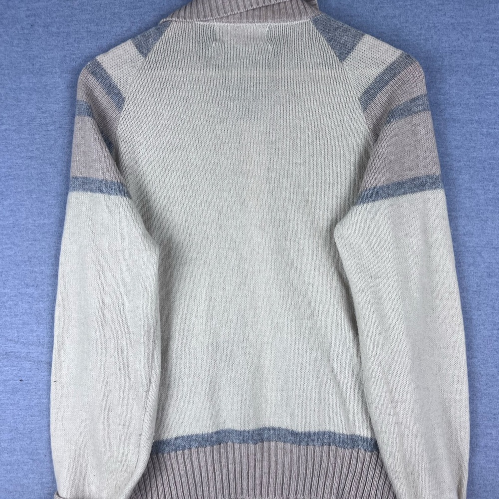 Women’s Drummond Sweater WoolMist‎ 70% Shetland Wool Zip Cardigan Vintage S - Picture 4 of 6